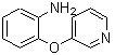 CAS 登录号：76167-49-2， 2-(3-吡啶基氧基)苯胺