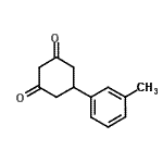 structure of CAS# 762243-26-5, 5-(3-Methylphenyl)-1,3-cyclohexanedione;1,3-cyclohexanedione, 5-(3-methylphenyl);5-(3-methylphenyl)-1,3-cyclohexanedione;5-(3-methylphenyl)cyclohexane-1,3-dione