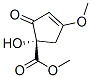 CAS 登录号：76280-92-7， (1R)-1-羟基-4-甲氧基-2-氧代环戊-3-烯-1-羧酸甲酯