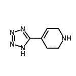 CAS 登录号：763040-06-8， 4-(1H-四唑-5-基)-1,2,3,6-四氢吡啶