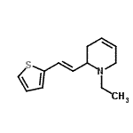 CAS 登录号：763044-56-0， 1-乙基-2-[(E)-2-(2-噻吩基)乙烯基]-1,2,3,6-四氢吡啶