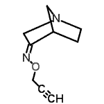 CAS 登录号：763058-89-5， (3E)-N-(2-丙炔-1-基氧基)-1-氮杂双环[2.2.1]庚烷-3-亚胺