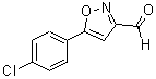 structure of CAS# 763109-09-7, 5-(4-Chlorophenyl)-3-Isoxazolecarboxaldehyde