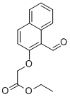 structure of CAS# 76322-09-3, Ethyl 2-[(1-Formyl-2-Naphthyl)Oxy]Acetate;Ethyl 2-[(1-Formyl-2-Naphthyl)Oxy]Acetate;2-[(1-Formyl-2-Naphthyl)Oxy]Acetic Acid Ethyl Ester;Ethyl 2-(1-Methanoylnaphthalen-2-Yl)Oxyethanoate