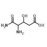 CAS 登录号：76376-69-7， 4,5-二氨基-3-羟基-5-氧代戊酸