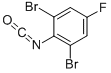 结构式 CAS# 76393-18-5, 2,6-二溴-4-氟苯基异氰酸酯