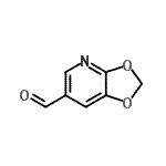 CAS 登录号：76470-45-6， [1,3]二氧杂环戊并[4,5-b]吡啶-6-甲醛