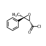 CAS 登录号：76527-42-9， (2S,3R)-3-甲基-3-苯基-2-环氧乙烷羰基氯化物