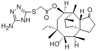 structure of CAS# 76530-44-4, Azamulin;Azamulin;Azamulin [Inn];Azamulinum