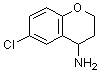 结构式 CAS# 765880-61-3, 6-氯-4-色满胺