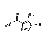 CAS 登录号：765943-20-2， (5-氨基-1-甲基-1H-咪唑-4-基)(亚氨基)乙腈