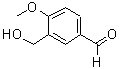 结构式 CAS# 76646-42-9, 3-(羟基甲基)-4-甲氧基-苯甲醛