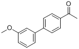 structure of CAS# 76650-30-1, 1-(3'-Methoxybiphenyl-4-Yl)Ethanone;1-(3'-Methoxy[1,1'-Biphenyl]-4-Yl)Ethan-1-One;1-(3'-METHOXY[1,1'-BIPHENYL]-4-YL)ETHANONE;1-(3'-METHOXYBIPHENYL-4-YL)ETHANONE