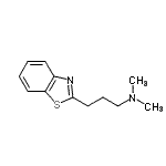 CAS#: 76712-90-8， 3-(1,3-Benzothiazol-2-yl)-N,N-dimethyl-1-propanamine
