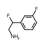 CAS 登录号：767244-83-7， 2-氟-2-(3-氟苯基)乙胺