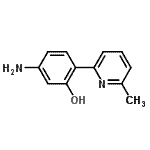 CAS 登录号：767283-22-7， 5-氨基-2-(6-甲基-2-吡啶基)苯酚