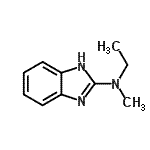 CAS 登录号：7673-52-1， N-乙基-N-甲基-1H-苯并咪唑-2-胺