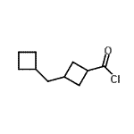 CAS 登录号：76730-63-7， 3-(环丁基甲基)环丁烷羰基氯化物