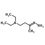 CAS 登录号：76748-78-2， (3E)-N,N-二乙基-3-亚肼基-1-丁胺