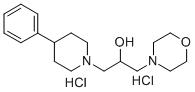 CAS 登录号：76907-74-9， 1-吗啉-4-基-3-(4-苯基哌啶-1-基)丙-2-醇二盐酸盐