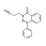 CAS#: 76972-37-7， 3-(1-Oxo-4-phenyl-2(1H)-phthalazinyl)propanenitrile