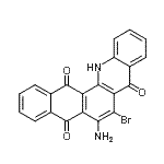 CAS#: 77061-50-8， 6-Amino-7-bromonaphtho[2,3-c]acridine-5,8,14(13H)-trione