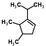 CAS 登录号：7712-74-5， 1-异丙基-4,5-二甲基环戊烯