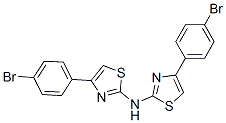CAS 登录号：7713-86-2， 4-(4-溴苯基)-N-[4-(4-溴苯基)-1,3-噻唑-2-基]-1,3-噻唑-2-胺