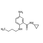 CAS 登录号：771429-87-9， 5-氨基-2-(丁基氨基)-N-环丙基苯甲酰胺