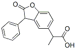 CAS#: 77143-70-5， 2-(2-Oxo-3-Phenyl-3H-1-Benzofuran-5-Yl)Propanoic Acid