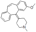 CAS#: 77263-46-8， 3-Methoxycyproheptadine