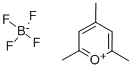 结构式 CAS# 773-01-3, 2,4,6-三甲基吡喃鎓四氟硼酸盐