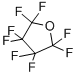 structure of CAS# 773-14-8, Octafluorotetrahydrofuran;2,2,3,3,4,4,5,5-Octafluorotetrahydrofuran;Furan, Octafluorotetrahydro-;Octafluorotetrahydrofuran