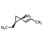 CAS 登录号：773050-38-7， (1R,2S)-2-乙基-1-[(1E)-1-丙烯-1-基]环丙胺