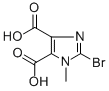 structure of CAS# 773099-18-6, 2-Bromo-1-Methyl-1H-Imidazole-4,5-Dicarboxylic Acid;2-BROMO-1-METHYL-1H-IMIDAZOLE-4,5-DICARBOXYLIC ACID