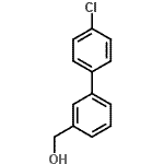 CAS 登录号：773872-39-2， (4'-氯-3-联苯基)甲醇