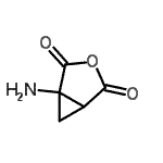 CAS 登录号：774176-36-2， 1-氨基-3-氧杂双环[3.1.0]己烷-2,4-二酮