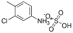 CAS 登录号：7745-88-2， 3-氯-4-甲基苯铵硫酸氢盐