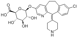 CAS#: 774538-89-5， 3-Hydroxy Desloratadine beta-D-Glucuronide