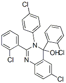 CAS 登录号：77549-04-3， 6-氯-2,4-二(2-氯苯基)-3-(4-氯苯基)喹唑啉-4-醇