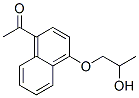 CAS#: 7761-47-9， 4-(2-Hydroxypropoxy)-1-Naphthalenylethanone