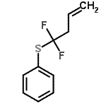 CAS 登录号：776313-50-9， [(1,1-二氟-3-丁烯-1-基)硫基]苯
