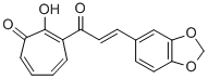 CAS#: 77633-05-7， 3-[(E)-3-(1,3-Benzodioxol-5-Yl)Prop-2-Enoyl]-2-Hydroxycyclohepta-2,4,6-Trien-1-One