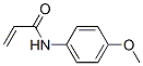 structure of CAS# 7766-37-2, N-(4-Methoxyphenyl)Acrylamide;N-(4-Methoxyphenyl)Acrylamide;2-Propenamide, N-(4-Methoxyphenyl)-