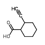 CAS 登录号：77670-50-9， 2-乙炔基环己烷羧酸