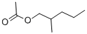 structure of CAS# 7789-99-3, Acetic Acid 2-Methylpentyl Ester;2-Methylpentyl Ethanoate;1-Pentanol, 2-Methyl-, Acetate;2-Methylamyl Acetate