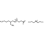 CAS 登录号：77890-71-2， 2-羟基-N-(2-羟基乙基)乙铵3-[(2-乙基己基)氨基磺酰基]丙酸酯