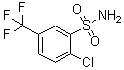 结构式 CAS# 779-71-5, 2-氯-5-(三氟甲基)苯磺酰胺