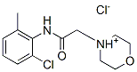 CAS 登录号：77966-65-5， N-(2-氯-6-甲基苯基)-2-吗啉-4-鎓-4-基乙酰胺氯化物