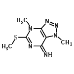 CAS 登录号：779993-74-7， 1,4-二甲基-5-(甲硫基)-1,4-二氢-7H-[1,2,3]三唑并[4,5-d]嘧啶-7-亚胺